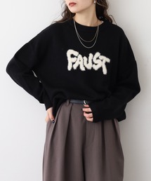 A.N.L（エーエヌエル　レーベル）の「A.N.L シャギーロゴプルオーバーニット（ニット/セーター）」