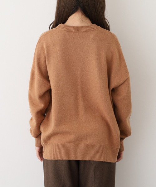 セール】A.N.L シャギーロゴプルオーバーニット（ニット/セーター