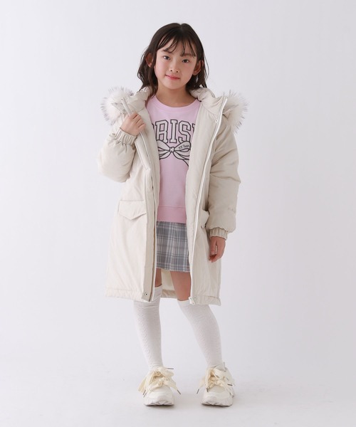 repipi armario（レピピ アルマリオ）の「【10C REPIPI】ギャルモンスターコート（ダウンジャケット/コート・キッズ・オフホワイト/ブラック・120cm/130cm/140cm/110cm）」の4枚目の写真