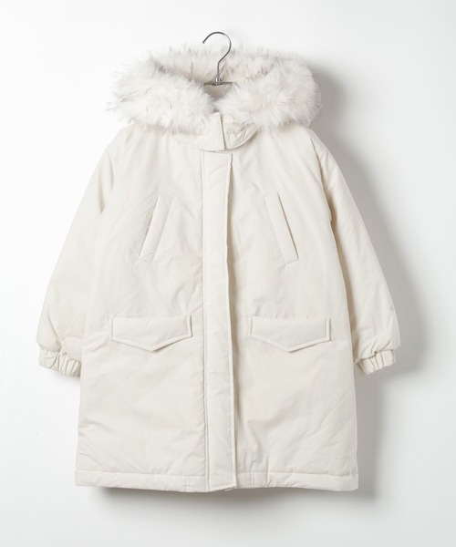 repipi armario（レピピ アルマリオ）の「【10C REPIPI】ギャルモンスターコート（ダウンジャケット/コート・キッズ・オフホワイト/ブラック・120cm/130cm/140cm/110cm）」の13枚目の写真