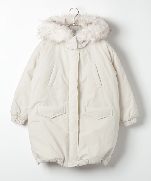 repipi armario（レピピ アルマリオ）の「【10C REPIPI】ギャルモンスターコート（ダウンジャケット/コート・キッズ・オフホワイト/ブラック・120cm/130cm/140cm/110cm）」の15枚目の写真