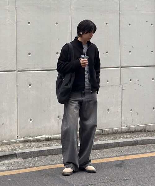 XERO（ゼロ）の「フルジップフィンガーホールスウェットシャツ[ブラック]（ナイロンジャケット・レディース・その他・SMALL/MEDIUM/LARGE/X-LARGE）」の8枚目の写真