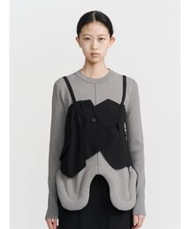 UN3D.（アンスリード）の「EDGE WAVE KNIT / エッジウェーブニット（ニット/セーター）」