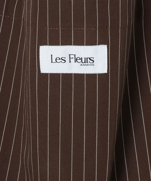 JEANASIS（ジーナシス）の「【Les Fleurs】ストライプBIGBAG/641546（トートバッグ・レディース・ホワイト/ブラウン/ブルー・FREE）」の9枚目の写真