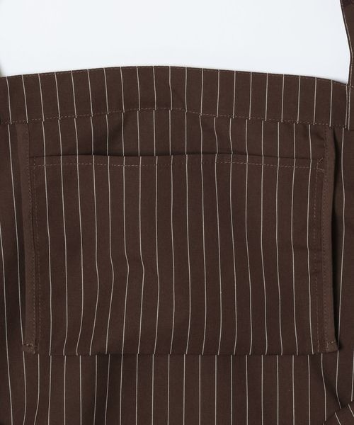 JEANASIS（ジーナシス）の「【Les Fleurs】ストライプBIGBAG/641546（トートバッグ・レディース・ホワイト/ブラウン/ブルー・FREE）」の8枚目の写真