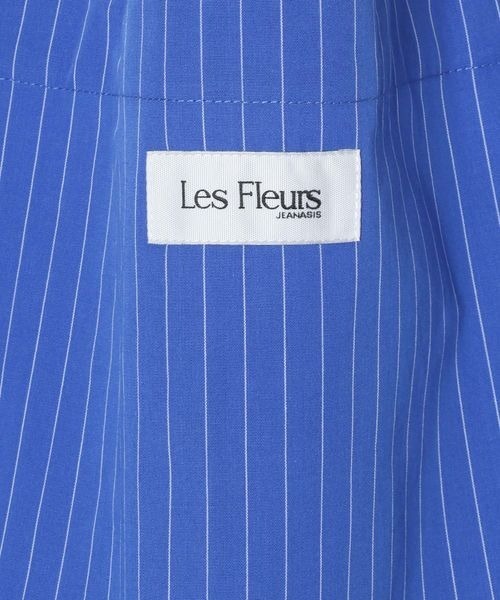 JEANASIS（ジーナシス）の「【Les Fleurs】ストライプBIGBAG/641546（トートバッグ・レディース・ホワイト/ブラウン/ブルー・FREE）」の11枚目の写真