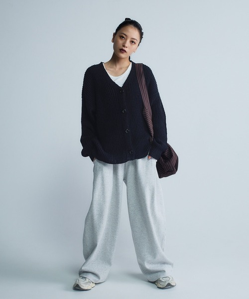 JEANASIS（ジーナシス）の「【Les Fleurs】ストライプBIGBAG/641546（トートバッグ・レディース・ホワイト/ブラウン/ブルー・FREE）」の20枚目の写真