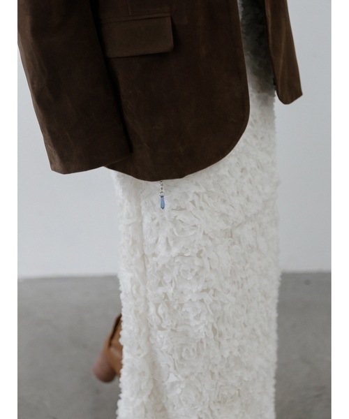 Katrin TOKYO（カトリーントーキョー）の「flower I line skirt（スカート・レディース・アイボリー・XS/S/M/S-Short）」の6枚目の写真