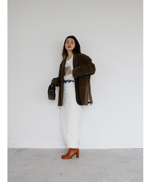 Katrin TOKYO（カトリーントーキョー）の「flower I line skirt（スカート・レディース・アイボリー・XS/S/M/S-Short）」の13枚目の写真