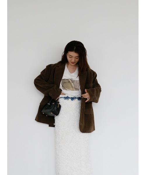 Katrin TOKYO（カトリーントーキョー）の「flower I line skirt（スカート・レディース・アイボリー・XS/S/M/S-Short）」の15枚目の写真