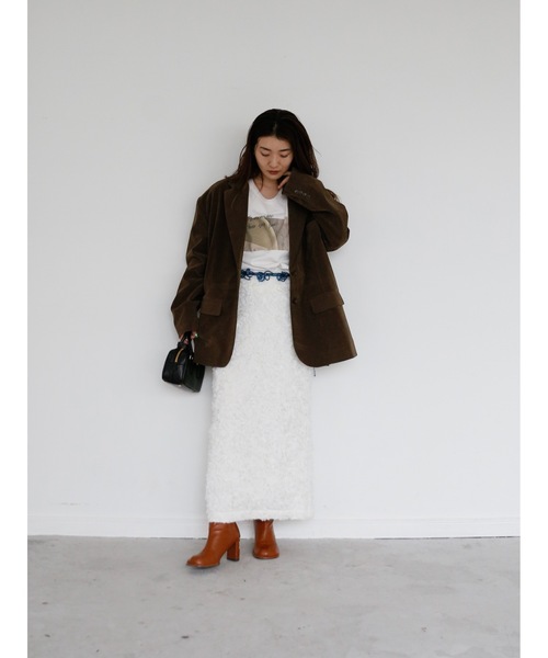 Katrin TOKYO（カトリーントーキョー）の「flower I line skirt（スカート・レディース・アイボリー・XS/S/M/S-Short）」の16枚目の写真