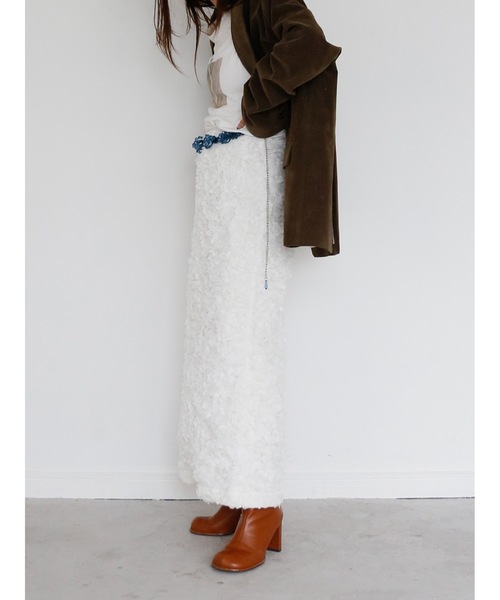 Katrin TOKYO（カトリーントーキョー）の「flower I line skirt（スカート・レディース・アイボリー・XS/S/M/S-Short）」の17枚目の写真
