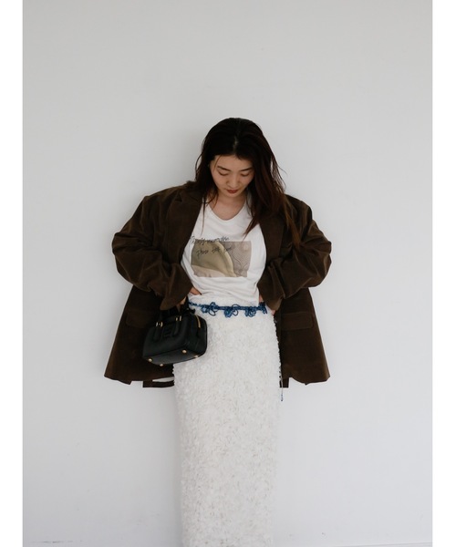 Katrin TOKYO（カトリーントーキョー）の「flower I line skirt（スカート・レディース・アイボリー・XS/S/M/S-Short）」の18枚目の写真