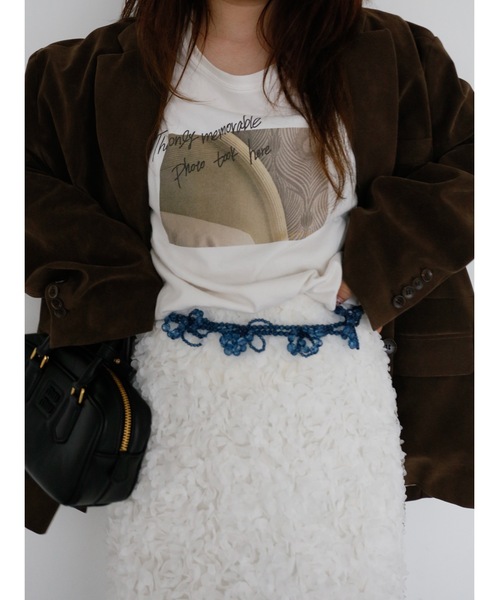 Katrin TOKYO（カトリーントーキョー）の「flower I line skirt（スカート・レディース・アイボリー・XS/S/M/S-Short）」の19枚目の写真