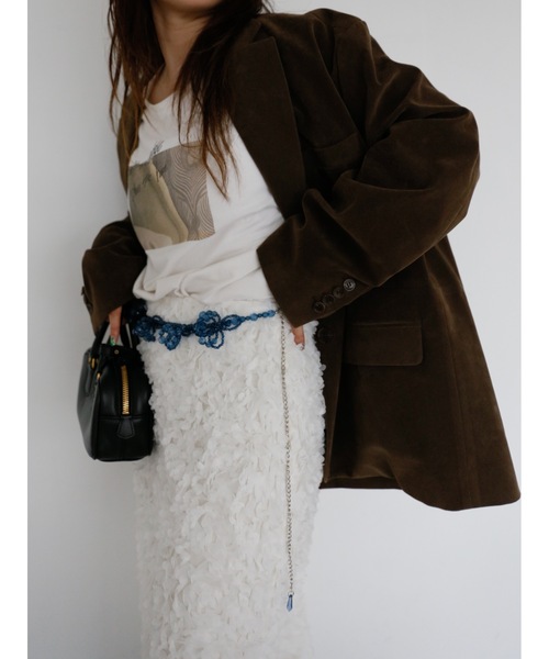 Katrin TOKYO（カトリーントーキョー）の「flower I line skirt（スカート・レディース・アイボリー・XS/S/M/S-Short）」の20枚目の写真