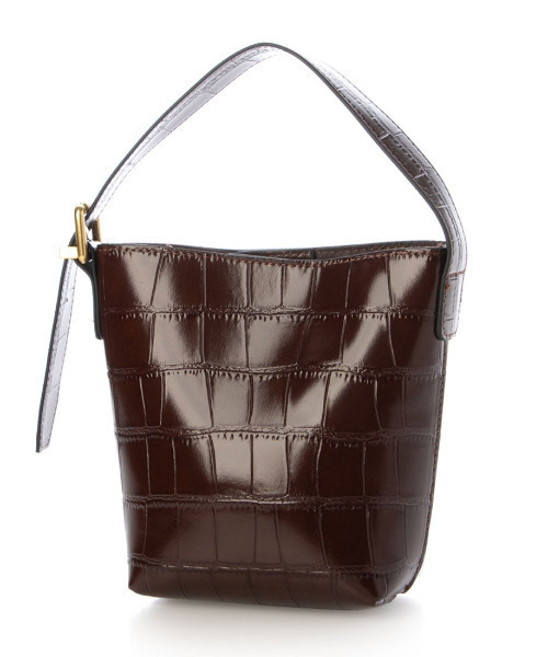 cache cache(カシュ カシュ)の「カシュカシュ cachechche / クロコ型押し2wayミニショルダー(ショルダーバッグ・レディース・ブラウン/ワインレッド/チョコ/ブラック・FREE)」の3枚目の写真