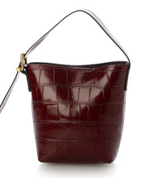 カシュカシュ cachechche / クロコ型押し2wayミニショルダー