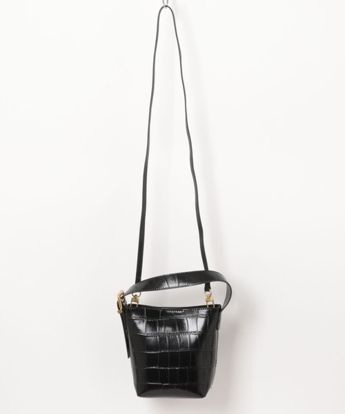 cache cache(カシュ カシュ)の「カシュカシュ cachechche / クロコ型押し2wayミニショルダー(ショルダーバッグ・レディース・ブラウン/ワインレッド/チョコ/ブラック・FREE)」の11枚目の写真