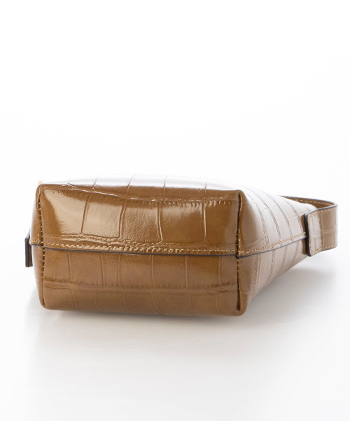 cache cache(カシュ カシュ)の「カシュカシュ cachechche / クロコ型押し2wayミニショルダー(ショルダーバッグ・レディース・ブラウン/ワインレッド/チョコ/ブラック・FREE)」の13枚目の写真