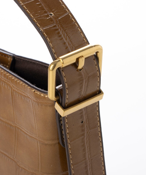cache cache(カシュ カシュ)の「カシュカシュ cachechche / クロコ型押し2wayミニショルダー(ショルダーバッグ・レディース・ブラウン/ワインレッド/チョコ/ブラック・FREE)」の15枚目の写真