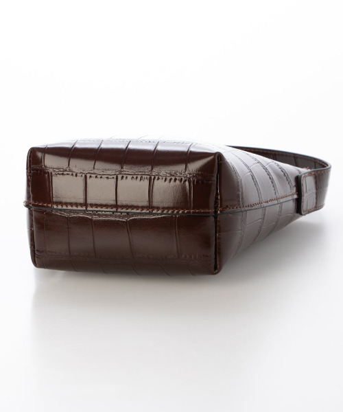 cache cache(カシュ カシュ)の「カシュカシュ cachechche / クロコ型押し2wayミニショルダー(ショルダーバッグ・レディース・ブラウン/ワインレッド/チョコ/ブラック・FREE)」の20枚目の写真