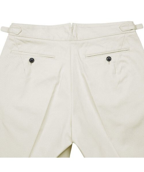 sortie（ソルティ）の「Reve Cotton Washed Trousers (Ivory)（その他パンツ・メンズ・その他・X-LARGE/SMALL/MEDIUM/LARGE）」の6枚目の写真