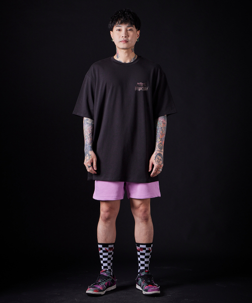 ASTRAL PROJECTION(アストラルプロジェクション)の「マーベルグラフィティレタリングスーピマコットンラウンドネック半袖Tシャツ_ブラック(Tシャツ/カットソー・メンズ・その他・LARGE/X-LARGE/MEDIUM)」の3枚目の写真