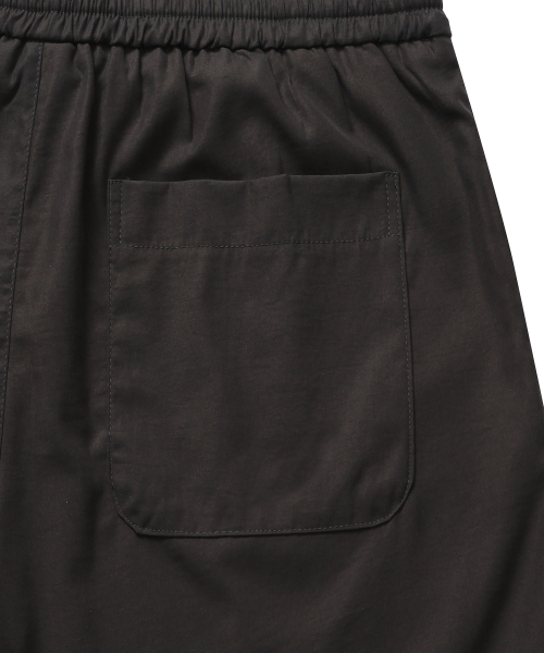 CONNECT KINLOCH(コネクトキンロック)の「コットンサイドバンディングハーフパンツ(チャコール)(その他パンツ・メンズ・その他・MEDIUM/LARGE/X-LARGE)」の3枚目の写真