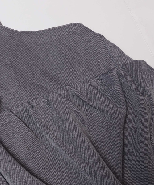 coca(coca)(コカ)の「ペプラムキャミソールワンピース(ワンピース・レディース・ブラック/チャコール・L/M/S)」の17枚目の写真