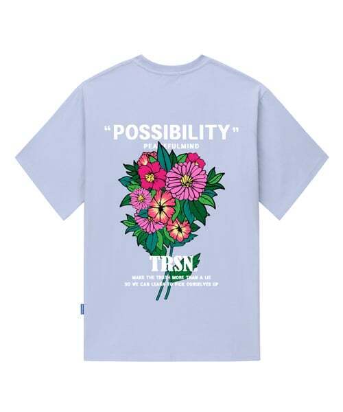 TRIPSHION(トリップション)の「POSSIBILITY FLOWER Tシャツ - パープル(Tシャツ/カットソー・メンズ・その他・LARGE/MEDIUM/X-LARGE)」の1枚目の写真