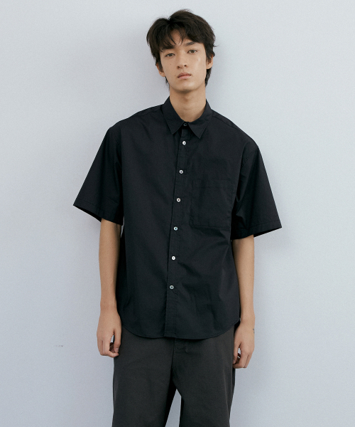 ENDOOR(エンドア)の「Typewriter ring 1/2 shirt (black)(シャツ/ブラウス・メンズ・その他・1/2/3)」の1枚目の写真