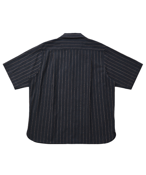 A NOTHING(アナッシング)の「ストライプLCテーラード1/2シャツ(ネイビー)(シャツ/ブラウス・レディース・その他・SMALL/MEDIUM/LARGE)」の21枚目の写真
