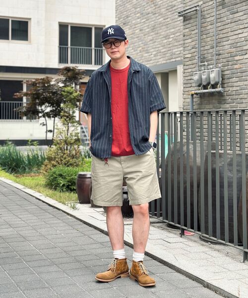 A NOTHING(アナッシング)の「ストライプLCテーラード1/2シャツ(ネイビー)(シャツ/ブラウス・レディース・その他・SMALL/MEDIUM/LARGE)」の9枚目の写真