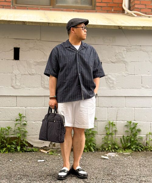 A NOTHING(アナッシング)の「ストライプLCテーラード1/2シャツ(ネイビー)(シャツ/ブラウス・レディース・その他・SMALL/MEDIUM/LARGE)」の13枚目の写真