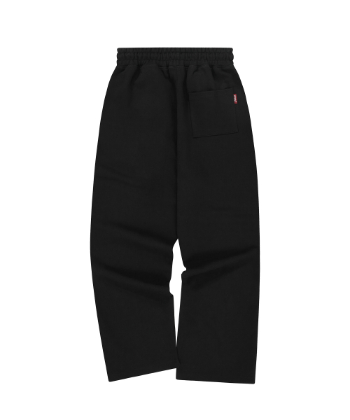 S'EST(エスイーエスティー)の「リラックスピンタックワイドパンツ ブラック(スウェットパンツ・メンズ・ブラック・MEDIUM/LARGE/X-LARGE)」の2枚目の写真