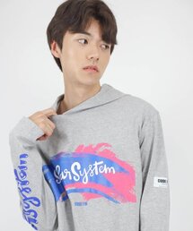 CODE I'M(�R�[�h�A�C�G��)��SOLAR SYSTEM VERSION1 HOOD TEE GREY(�p�[�J�[)