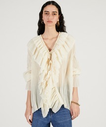 PRANK PROJECT | 【2026Spring Pre-Order】クレープシフォンチュニック / Crepe Chiffon Tunic(その他トップス)