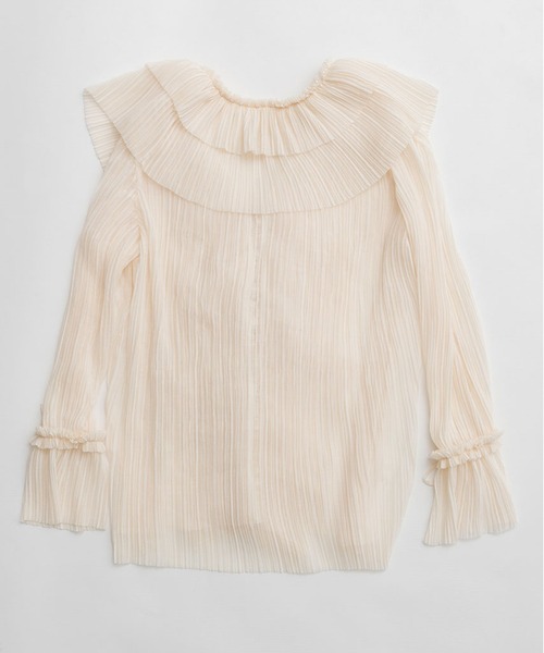 PRANK PROJECT（プランクプロジェクト）の「クレープシフォンチュニック / Crepe Chiffon Tunic（その他トップス・レディース・ブラック/アイボリー・FREE）」の19枚目の写真