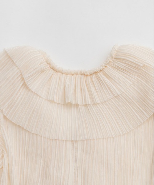 PRANK PROJECT（プランクプロジェクト）の「クレープシフォンチュニック / Crepe Chiffon Tunic（その他トップス・レディース・ブラック/アイボリー・FREE）」の20枚目の写真