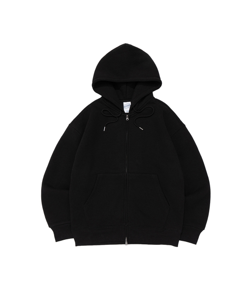 BECANVAS(ビキャンバス)の「BECANVAS FLEECE OVERFIT HOOD ZIP-UP (BLACK)(パーカー・レディース・ブラック・LARGE/MEDIUM/X-LARGE/SMALL)」の1枚目の写真