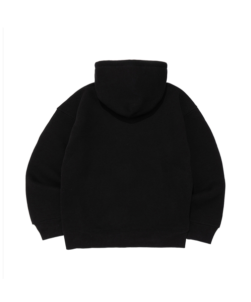 BECANVAS(ビキャンバス)の「BECANVAS FLEECE OVERFIT HOOD ZIP-UP (BLACK)(パーカー・レディース・ブラック・LARGE/MEDIUM/X-LARGE/SMALL)」の2枚目の写真
