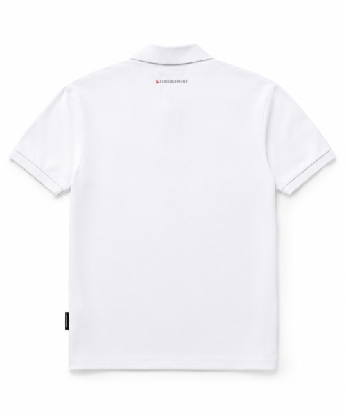 LENGAGEMENT（ランガージュマン）の「クラシックコットンピケカラーTシャツ[ホワイト]（ポロシャツ・レディース・その他・MEDIUM/LARGE/X-LARGE）」の2枚目の写真