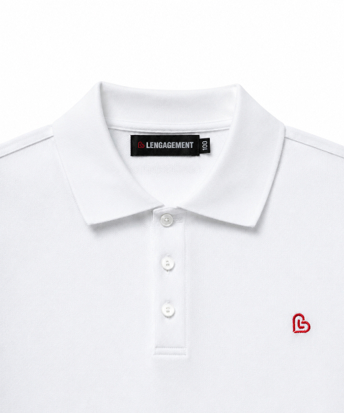 LENGAGEMENT（ランガージュマン）の「クラシックコットンピケカラーTシャツ[ホワイト]（ポロシャツ・レディース・その他・MEDIUM/LARGE/X-LARGE）」の3枚目の写真
