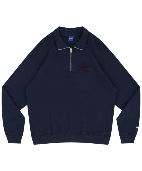 STAFF ONLY(スタッフオンリー)の「CARNIVAL HALF ZIP-UP (NAVY)(スウェット・メンズ・その他・SMALL/MEDIUM/LARGE)」の1枚目の写真