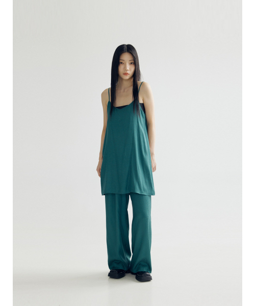 Leopard Pants _ Deep Green