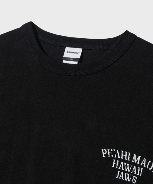 OUTSTANDING（アウトスタンディング）の「VSC TEE(ピーヒ ビッグウェーブ)_ブラック（Tシャツ/カットソー・レディース・その他・MEDIUM/SMALL）」の3枚目の写真