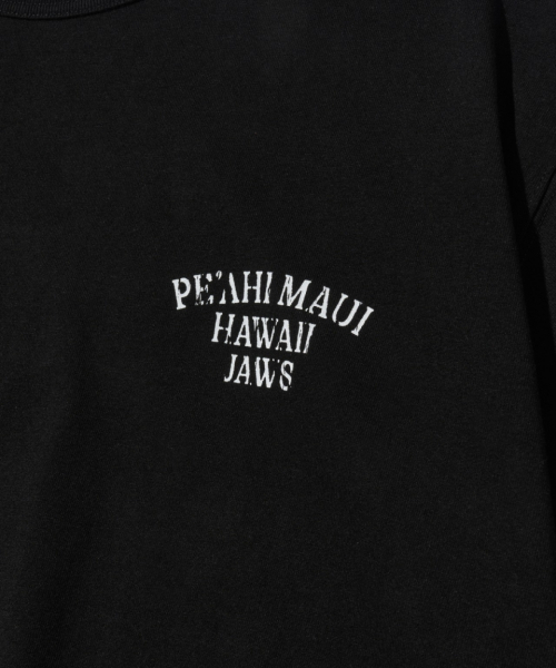 OUTSTANDING（アウトスタンディング）の「VSC TEE(ピーヒ ビッグウェーブ)_ブラック（Tシャツ/カットソー・レディース・その他・MEDIUM/SMALL）」の4枚目の写真