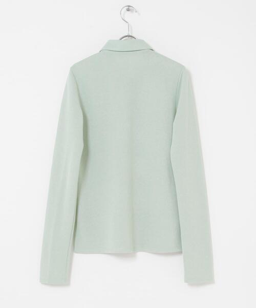 SENSE OF PLACE by URBAN RESEARCH（センスオブプレイスバイアーバンリサーチ）の「フロントドットカットシャツ（シャツ/ブラウス・レディース・オフホワイト/ミント/ブラウン・ONE）」の14枚目の写真