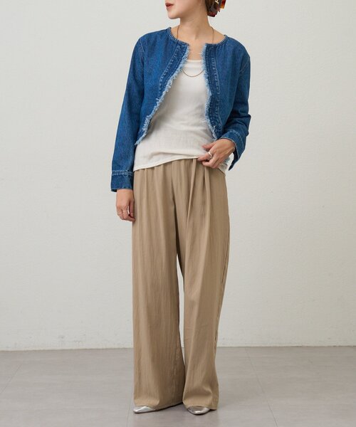 SHENERY（シーナリー）の「ショートデニムボレロ（その他アウター・レディース・ブルー系その他/ブルー・FREE）」の8枚目の写真