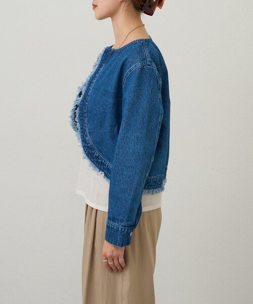 SHENERY（シーナリー）の「ショートデニムボレロ（その他アウター・レディース・ブルー系その他/ブルー・FREE）」の15枚目の写真